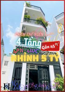NHÀ ĐẸP NỞ HẬU Q.8 GẦN 45m², 4 TẦNG, NHỈNH 5 TỶ, 4PN, VÀO Ở NGAY, PHẠM THẾ HIỂN